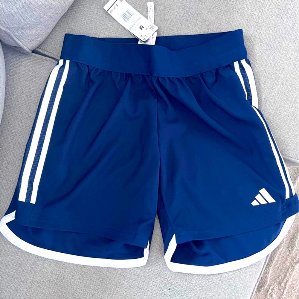 NEW Adidas women’s soccer shorts (size m) with tags.